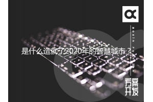 是什么造就了2020年的智慧城市？